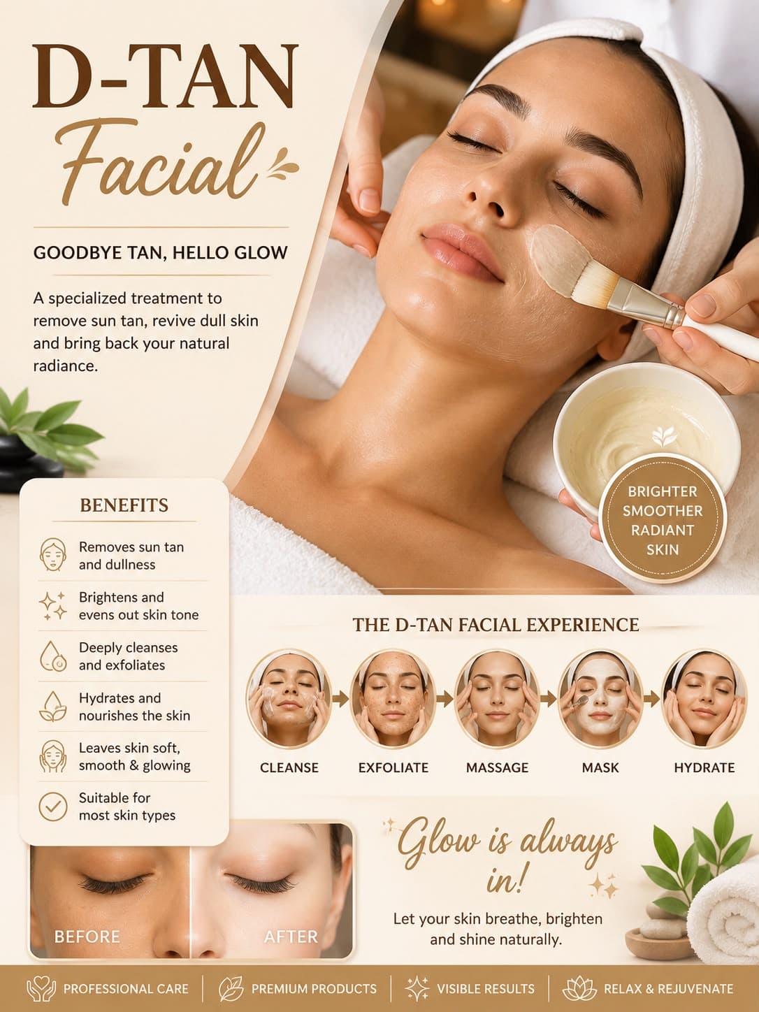 D-Tan Glow Facial