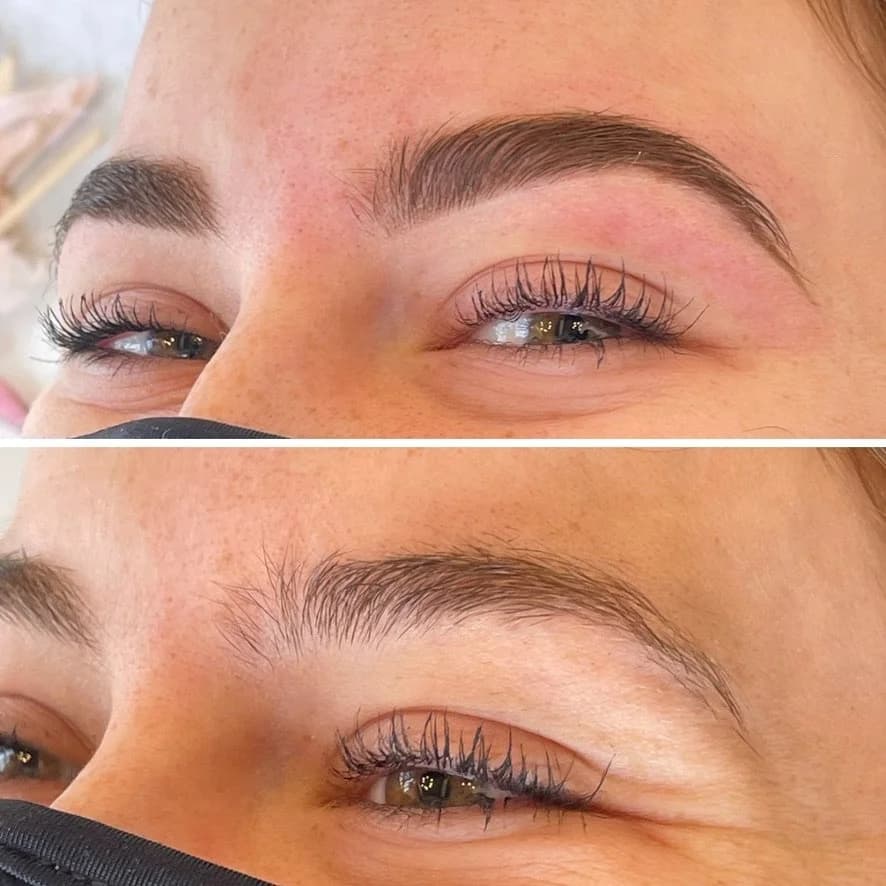 Eyebrow tinting